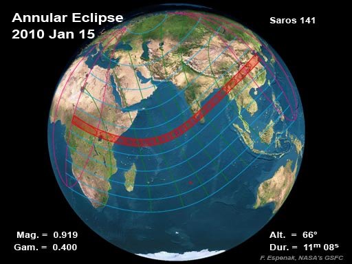 Solar eclipse 15 Jan