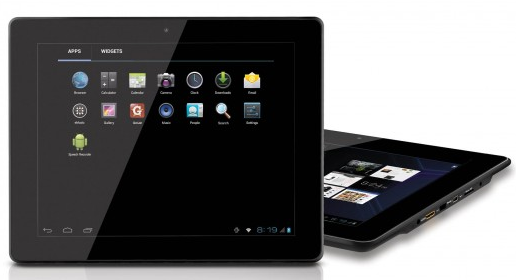 coby range of android ics tablet